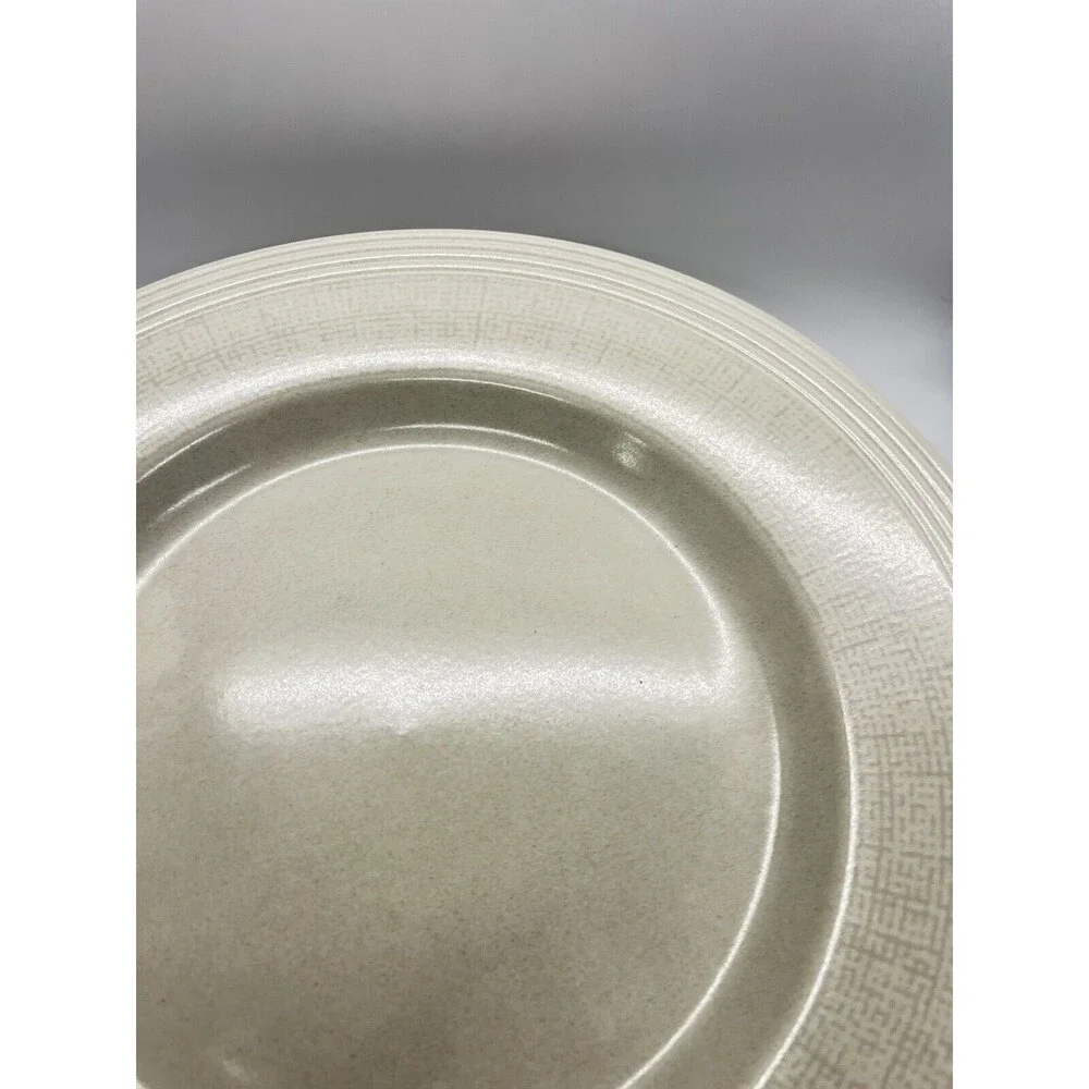 Wedgwood 'Paul Costello' 11.125 inch Plates in Limestone x 8